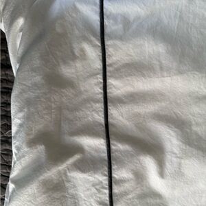 8 piece  Bundle set Frette at Home -Classic Black Piped Border”